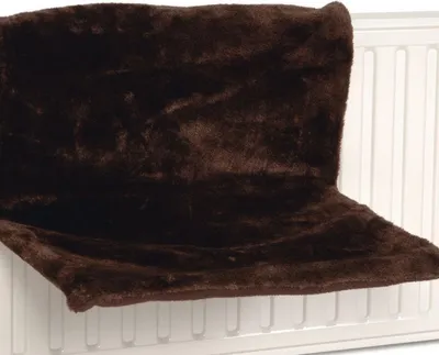 Produktbild von Beeztees Heizungshängematte Sleepy für Katzen braun 46 x 31 x 24 cm