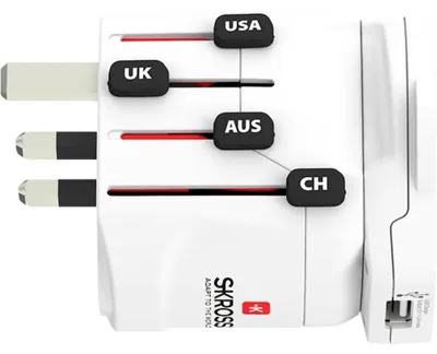Produktbild von Skross PRO World & USB Universal Reiseadapter, Weltweit