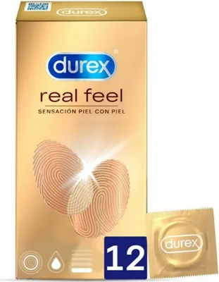 Produktbild von Durex Real Feel Latexfreie Kondome (12 Stück)