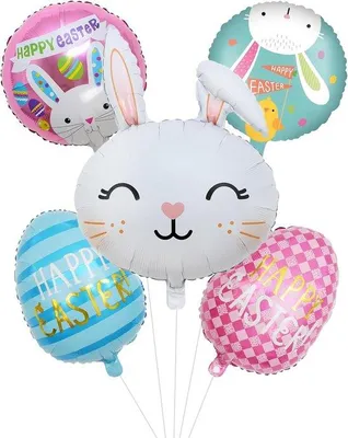 Image de Décorations lapins en papier cartonné (lot de 5)