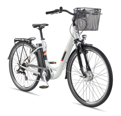 Produktbild von Telefunken City E-Bike für Damen und Herren | Elektrofahrrad 28 Zoll | 7-Gang Kettenschaltung | Frontmotor 250 W | 374,4 Wh Akku | EBike Pedelec