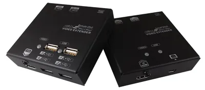 Obrázek produktu pro VALUE KVM Extender over Cat.6, HDMI, 4x USB 60 m, 1920 x 1080 px