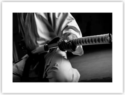 Produktbild von Poster - Poster ohne Rahmen - Samurai-Schwert - 40x30 cm - Wand Bild - Wanddeko - Wandbilder - Kunstposter - Wandposter - Bilder - Kunstdruck - Wanddekoration - Wandbild - P2XAA40x30-3746