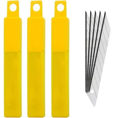Produktbild von Abbrechklingen 30 Stück 9mm Edelstahl 30-Grad-Klingen SK120 Kohlenstoffstahl