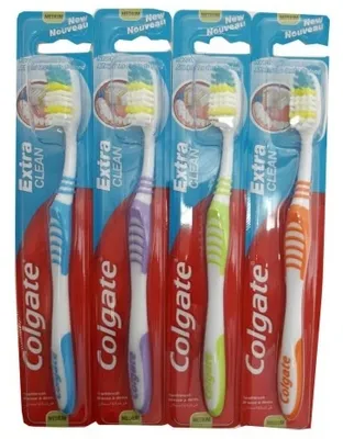 Zdjęcie produktu dla Colgate, Extra Clean Szczoteczka do zębów, średnia, 1 sztuka
