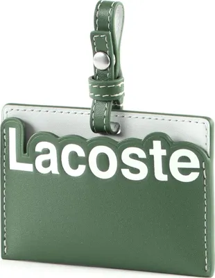 Immagine prodotto di LACOSTE Pelle portacarte FG Seasonal Charm CC Holder Rayures Farine Estival Menate verde