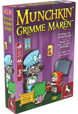 Obrázok produktu pre Pegasus Munchkin Grimme Mären, Stolová hra, Hra na hrdinov, 10 rok / roky, 45 min