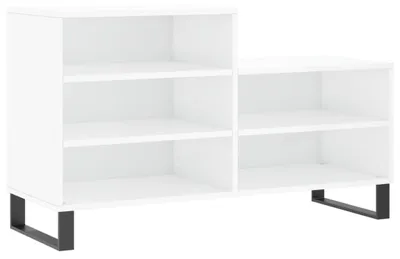 Produktbild von vidaXL Schuhregal Hochglanz-Weiß 102x36x60 cm Holzwerkstoff