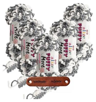 Produktbild von 5 x ALIZE Puffy More 6558 mit Label