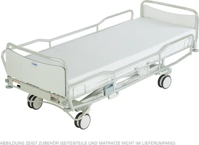 Produktbild von Lojer Krankenhausbett ScanAfia XS 480, Trendelenburg, RAL9010