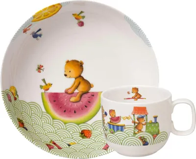 Produktbild von Villeroy & Boch HUNGRY AS A BEAR Kindergeschirr-Set 2-tlg