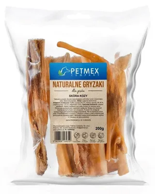 Obrázek produktu pro PETMEX Ziegenhaut Mono – Pamlsky pro psy – 200 g