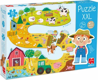 Produktbild von Baby-Puzzle: Bauernhof Xxl Diset (17 pcs)