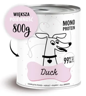 Zdjęcie produktu dla Pakiet Pepe Duck - mokra karma dla psów - 800 g