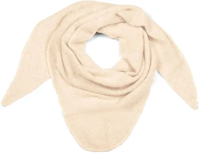 Produktbild von styleBREAKER Damen Strick Dreieckstuch meliert | großes Halstuch 188x80 cm | weiche Viskose & Wolle | wärmendes Schultertuch für Herbst & Winter