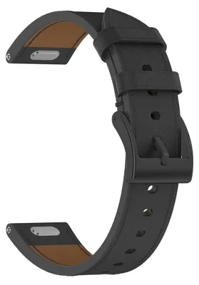 Obrázek produktu pro Techsuit – řemínek k hodinkám 18 mm (W073) pro Huawei Watch GT 4 (41 mm) / W1 / Honor Watch S1 / Garmin Venu 2S / Vivoactive 4S – černý