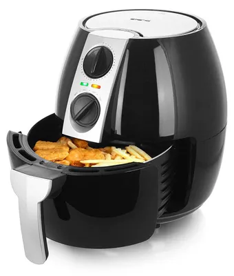 Zdjęcie produktu dla Emerio AF-116073, Frytkownica na gorące powietrze, 4,5 l, 80 °C, 200 °C, 30 min, Pojedyńczy