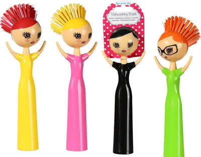 Zdjęcie produktu dla Szczotka do mycia naczyń, Funky Lady, ok. 23 cm