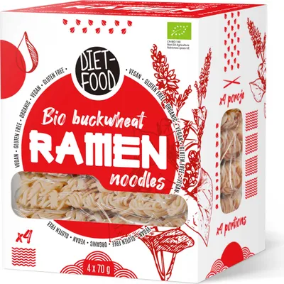 Obrázok produktu pre CESTOVINY (POHÁNKOVÉ) BEZLEPKOVÉRAMEN 280 g - DIÉTNE POTRAVINY