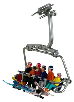 Productafbeelding van Figuren zittend snowboard 6 stuks Jaegerndorfer