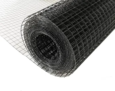 Produktbild von Volierendraht Edelstahl Schwarz 100cm 25m 19x19mm 1,20mm