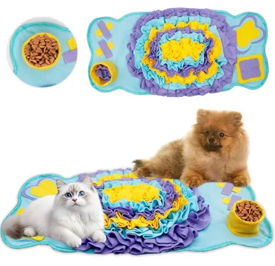 Produktbild von Schnüffelteppich Hund 73x33cm Futtermatte Trainingsmatte für langsames Fressen
