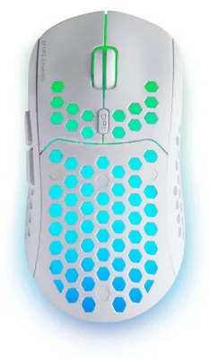 Productafbeelding van Mars Gaming MMW3W, rechts, optische sensor, draadloos (RF), 3200 DPI, wit