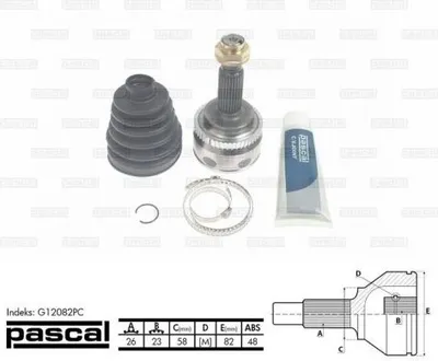 Produktbild von PASCAL Gelenksatz Antriebswelle Radseitig für TOYOTA AVENSIS Kombi (T25) G12082PC