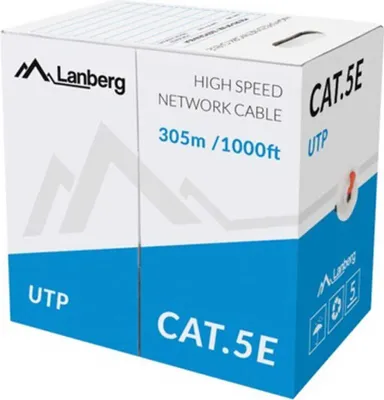 Obrázok produktu pre Lanberg LCU5-10CC-0305-B, 305 m, U/UTP (UTP), Modrá