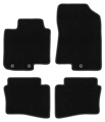 Immagine prodotto di Tappetini in moquette per Hyundai i20 III 2020- (hatchback) – set 4 pezzi, neri, su misura – Wielganizator BASIC