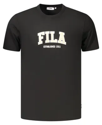 Produktbild von Herren Schwarz Kurzarm T-Shirt aus Baumwolle, Regular Fit