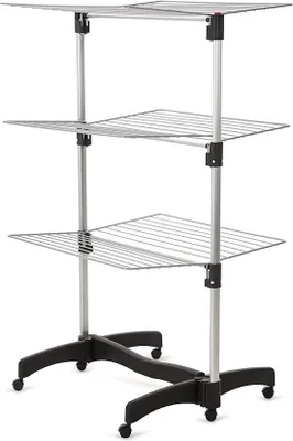 Image de Séchoir à linge pliable compact de 40 m de long sur roulettes
