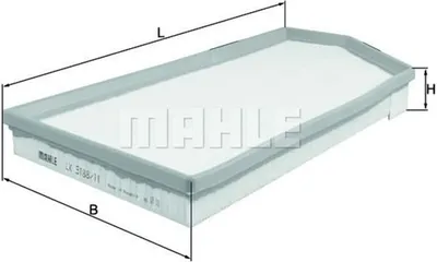 Produktbild von Mahle Luftfilter für Mercedes