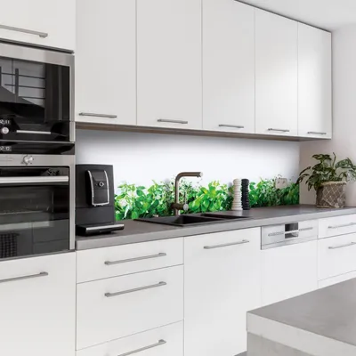 Produktbild von Dedeco Küchenrückwand Motiv: Gewürze V3, 5mm Hartschaum Kunststoffplatte PVC als Spritzschutz Küchenwand Wandschutz wasserfest, inkl. UV-Lack matt, alle Untergründe, 220 x 60 cm