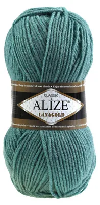 Strickwolle ALIZE Lanagold türkis
