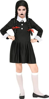 Produktbild von WIDMANN Dark Girl Kleid schwarz Größe 116 / 4-5 Jahre