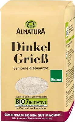 Produktbild von ALNATURA 2968001006  Dinkelgrieß 500,0 g