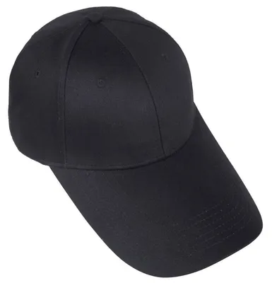 Produktbild von Baseball Cap Herren Damen Baumwolle Verstellbar Schwarz Einheitsgröße