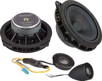 Immagine prodotto di Ground Zero GZCS 100MINI-A | Sistema di altoparlanti a 2 vie da 10 cm per MINI