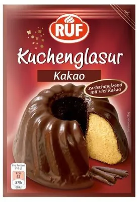 Produktbild von Ruf Kuchenglasur Kakao, 12er Pack (12x 100 g)