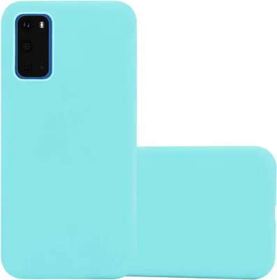 Produktbild von Cadorabo Hülle für Samsung Galaxy S20 Schutzhülle in Blau Handyhülle TPU Silikon Etui Case Cover