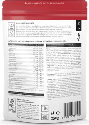 Produktbild von [250 g] DRINK RECOVERY, [Vit2go]