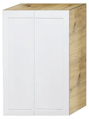 Image de Armoire murale de cuisine à 2 portes, 60 cm, chêne Artisan blanc (Q-W2/60)