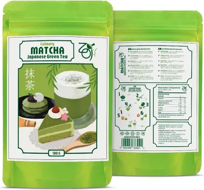Zdjęcie produktu dla Matcha Herbata Kulinarna Japońska ZIELONA Sproszkowana 100g Zoi