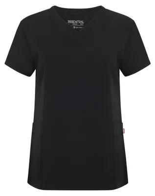 Produktbild von VELILLA 535221S - Stella, PureStretch Kurzarm-Pyjama für Damen, Schwarz, Größe X