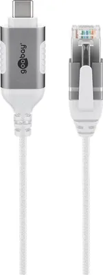 Produktbild von Ethernet-Kabel USB-C 3.1 auf RJ45, Slim, 7,5 m