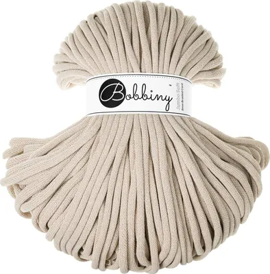 Obrázok produktu pre Bobbiny Jumbo 8 mm 100 m Beige Špagát