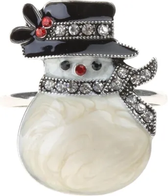 Produktbild von Schneemann Perlmutt Servietten-/Schalring