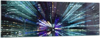 Produktbild von Bilder auf glas - Abstraktion modern - 160x50cm - Glasbilder - Wandbilder - Kunstdruck - zum Aufhängen bereit - Wanddekoration aus Glas - Glas Bilder - Wandbild auf Glas - Einteilig - GAB160x50-4044