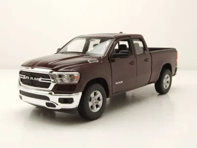Produktbild von Welly 24104R RAM 1500 Pick Up 2019 bordeaux 1:24